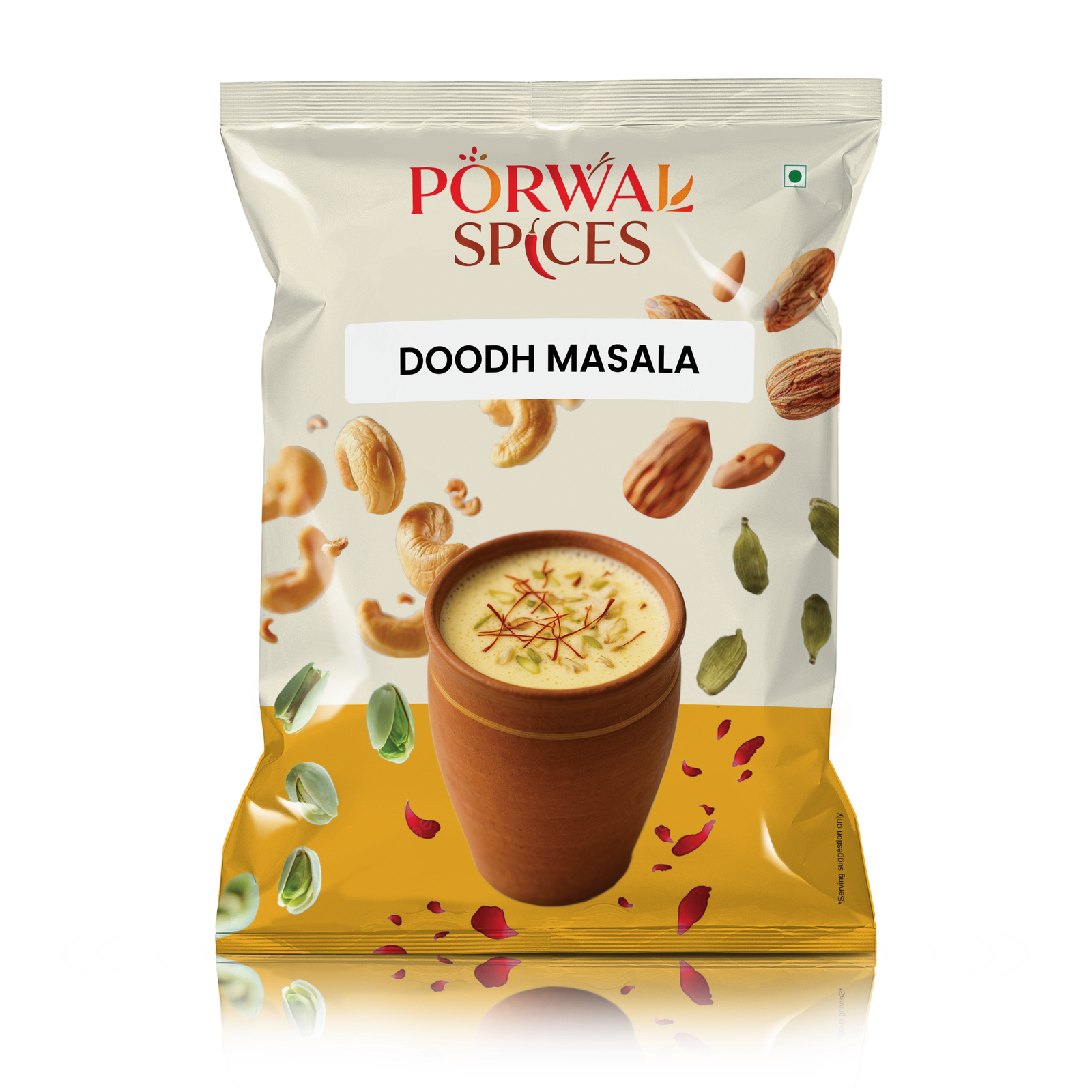 Enjoy rich Kesariya Doodh Masala with premium saffron, dry fruits, and aromatic spices. Boost immunity, aid digestion, and indulge in a nourishing drink
